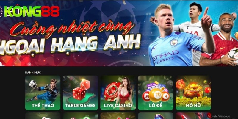 Giới thiệu KONG88BET.COM đại diện chính thức của nhà cái KONG88
